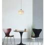 Jaycomey Glass Pendant Lighting,1-Light Chrome Crystal Ceiling Chandelier,Modern Square Ceiling Pendant Light Fixtures for Living Dining Room Bedroom Entryway