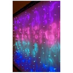 Something Unicorn - LED String Curtain Lights with Dimmer Switch for Teen Room, Girls Room, College Dorm, Nursery and Kids Room Decor. Perfect for Mermaid, Purple, Pink Decoration. (Standard Version)