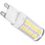 G9 LED Dimmable Light, Daylight 4 Watts Replacement for 40 Watts Halogen G9 Bulb, Daylight 6000K, 360 Degree LED G9 Corn Crystal Light for Livingroom Bedroom Lighting(pack of 5)