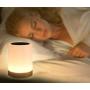 Night Light, Lightimes Touch Lamp for Bedrooms Living Room Portable Table Bedside Lamps with USB Rechargeable Internal Battery Dimmable Warm White Light & Color Changing RGB … (Wood)