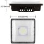 4Pack LED Canopy Light 80W,ETLus-Listed 5000K Daylight White,10400Lumen,120-277VAC,175-450W MH/HPS/HID Replacement, IP65 Waterproof and Outdoor Rated, 5 Years Warranty,Daylight 5000K