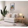 SOTTAE Modern Style Golden Hollowed Out Base Beside Living Room Bedroom Table Lamp, Desk Lamp with White Fabric Shade