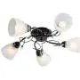 Garwarm Semi Flush Mount Ceiling Light Fixture Modern Ceiling Lamp Chandelier Pendant Light for Bedroom Dining Room Kitchen, Chrome