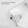 FLCSIed 2 AA Batteries Powered 20 LED Silver String Fairy Lights with Sunflowers and Timer Function, Warm White