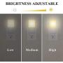 Plug in Night Light Dimmable LED Night Light with Smart Dusk to Dawn Sensor, Night Lamp for Hallway Bedroom Kids’ Room Kitchen Stairway (4 Pack)