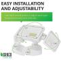 Sunco Lighting 2 Pack 38W LED Flood Light, 5000K Daylight, 3600 LM, 3 Head White Outdoor Security Light Fixture, IP65 Waterproof, Dusk-to-Dawn Photocell + PIR Motion Activated Sensor - ETL Sunco Lighting 2 Pack 38W LED Flood Light, 5000K Daylight, 3600 LM, 3 Head White Outdoor Security Light Fixture, IP65 Waterproof, Dusk-to-Dawn Photocell + PIR Motion Activated Sensor - ETL