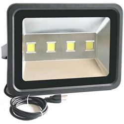 LED floodlight Outdoor Waterproof 200W LED Flood Lighting Equivalent to 1000W Halogen Bulb, Super Bright 6000k White Stadium Lights, 50,000 Hours Life Span for Outdoor Garden, Garage, Yard, Street