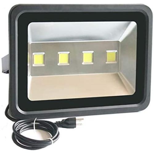 LED floodlight Outdoor Waterproof 200W LED Flood Lighting Equivalent to 1000W Halogen Bulb, Super Bright 6000k White Stadium Lights, 50,000 Hours Life Span for Outdoor Garden, Garage, Yard, Street