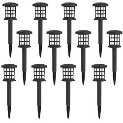 MAGGIFT 12 Pack Solar Pathway Lights Outdoor LED Solar Powered Garden Lights for Lawn, Patio, Yard, Walkway, Driveway