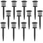 MAGGIFT 12 Pack Solar Pathway Lights Outdoor LED Solar Powered Garden Lights for Lawn, Patio, Yard, Walkway, Driveway