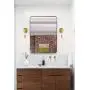 XiNBEi Lighting Wall Sconce Single 1 Light Sconces Wall Light with LED Bulb, Vanity Light with Satin Brass Finish for Bathroom Hallway Bedroom XB-W1234-1-SB-G30
