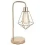 SOTTAE Industrial Gold Cage Table Lamp , cage Desk lamp Vintage Table Lamp Rustic Beside Lamp Rustic Desk Lamp Modern Table Lamp Metal Nightstand Lamp Bedside lamp for Bedroom,Living Room