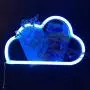 Cute Blue Neon Light,LED Cloud Sign Shaped Decor Light,Marquee Signs/Wall Decor for Christmas,Birthday Party,Kids Room, Living Room, Wedding Party Decor(Blue)