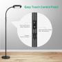 Nekteck LED Floor Lamp for Living Room, Bedroom and Office, Bright Lighting Adjustable Dimmable Modern Reading Floor Lamp with Touch Control, 3000K-6500K 4 Color Temperatures and 5 Level Brightness Nekteck LED Floor Lamp for Living Room, Bedroom and Office, Bright Lighting Adjustable Dimmable Modern Reading Floor Lamp with Touch Control, 3000K-6500K 4 Color Temperatures and 5 Level Brightness