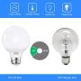G25 LED Vanity Light Bulb 2700K Warm White,Cotanic Globe Light Bulbs for Bathroom Vanity Mirror 500LM,E26 Screw Base 5W 60W Incandescent Equivalent,Non-dimmable,Pack of 4
