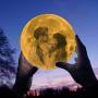 Moon Lamp, Custom Moon Lamp with Picture 16 Colors with Remote Personalized Moon Lamps Photo Engraved Christmas Birthday Gifts for Women Men Boyfriend Mom (4 Inch/9cm)