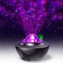 Star Projector, 2 in 1 Ocean Wave Starry Light Projector LED Nebula Cloud for Kids Bedroom/Game Rooms/Home Theatre/Night Light Ambiance with Bluetooth Music Speaker, with Remote Control, EURPMASK