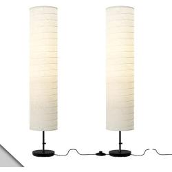 IKEA - HOLMÖ Floor Lamp + E26 Bulb (X2)