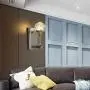 Indoor Wall Lights Fixtures Modern Wall Sconce with Switch LED Golden Wall Lamp with Bubble Glass for Bedroom Living Room Hallway Home Room Decor Not Dimmable