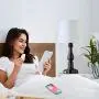 Touch Control 3-Way Dimmable Table Lamp with 2 Fast USB Charging Ports, Resin Heavy-Duty Nightstand Desk Lamp for Bedroom, Guest Room, Bedside and Living Room (LED Bulb Included) (Black) Touch Control 3-Way Dimmable Table Lamp with 2 Fast USB Charging Ports, Resin Heavy-Duty Nightstand Desk Lamp for Bedroom, Guest Room, Bedside and Living Room (LED Bulb Included) (Black)