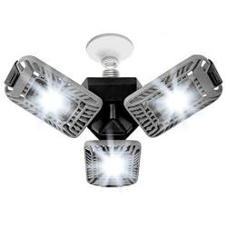 TRIBURST Deluxe by Bell+Howell 50% Brighter High Intensity Lighting with 144 LED Bulb, Multi-Directional Triple Panel Light for Indoor and Outdoor As Seen On TV