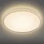 CORSO 20Inch Modern Ceiling Light Fixture Dimmable, Crystal Flush Mount Ceiling Lights for Living Room, Bedroom, Kitchen, Dining Room, 48W 3000K Warm White, 3500Lm, Ultra Slim & Super Bright