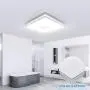 LED Ceiling Light Fixtures Flush Mount 12.8inch 24W Bright White Square LED Ceiling Lamp 5000K, Airand 2050LM Daylight Waterproof Bathroom Ceiling Light for Kitchen Hallway Porch Living Room Bedroom