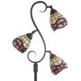 JONATHAN Y JYL8013A Walker Style 70.5'' Multi-Light LED Floor Lamp, Tiffany, Traditional for Bedroom, Living Room, Bronze