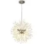 GDLMA Modern Sputnik Chandelier 8-Light Crystal Pendant Lamp for Bedroom,Dining Room,Living Room (Silver)