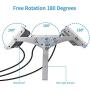 Viugreum 300W LED Flood Light, 24000LM Super Bright Outdoor Work Stadium Lights, 6000K Daylight White, 1500W Halogen Equivalent, IP66 Waterproof Security Floodlight for Garage, Garden, Lawn, Yard