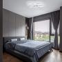 Modern LED Ceiling Light Not Dimmable Creative Ceiling Lamp Cool White 6000K Flush Mount Light Fixture for Living Room Bedroom Dining Room Kitchen, CRI>80, White, by HL