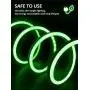 Oxsaml Neon Signs for Wall Decor, 5 FT Neon Lights Led Signs for Bed Room, Flex Led Neon Light Sign Led Lightning Gift Party Room Decoration (Green)