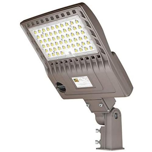 LED Parking Lot Lights 200W, DLC/UL 28000LM 5000K Daylight LED Shoebox Street Pole Lights[800W HID/HPS Replacement] Outdoor IP65 Waterproof 110V 120V Commercial Area Road Lighting Slip Fitter