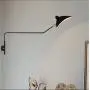 SUSUO Simple Style Swing Wall Sconce with Dome Shade 1-Light Black Wall Lamp for Hallway Foyer Entry Bedroom Dining Room,E26 Light Bulb Socket（Hardwired,with On/Off Switch）