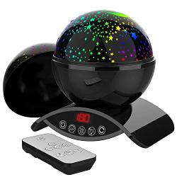 Homcasito Gift for Kids Star Night Light Projector Christmas Birthday Gifts for 2-10 Year Old Night Light for Kids Romantic Star Lamp for Bedroom