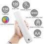 LUXSWAY LED Color Light Bar with Battery Operated , Wireless Dimmable Night Lighting , Stick On Light Bar Mulit-Color Changing for Closet ,Stair ,Shelf, Under Cabinet ,DIY Effect