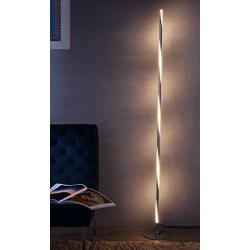 JONATHAN Y JYL7006A Pilar 63.75'' LED Integrated Floor Lamp Modern,Contemporary for Bedrooms, Living Room, Office, Reading, Chrome