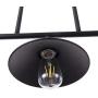 Wellmet 3 Lights Modern Pendant Lighting for Kitchen Island, Farmhouse Chandelier Dining Room Lighting Fixtures Hanging with Brushed Nickel Finish,Chandeliers Height Adjustable for Pool Table (Black)