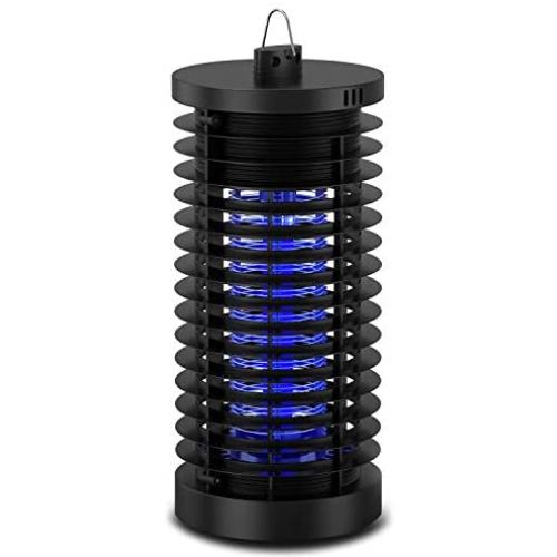 GLOUE Bug Zapper Indoor, 9W Powerful Insect Killer, Plug-in Electric Mosquito Zapper - Power Portable Home Mosquito Flying Insects Trap for Bedroom, Living Rooms, Kitchens