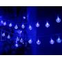 HUGSVIK 25.7FT 50 LED Battery Operated Blue String Lights, 8 Modes Globe Blue Lights for Room, Waterproof Blue Christmas Lights for Bedroom Kids Canopy Kids Tent Christmas Tree Decor Camping