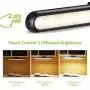 Dimmable Touch Tap Light Bar Rechargeable Wall Mounted Reading Lights Stick On Bunk Bed Lamp Headboard Magnet Mount Wireless Portable 2000mah Battery Powered Operated LED for Closet Bedroom Bookworms