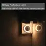 SerieCozy LED Night Light, with Dusk to Dawn Sensor, Diffused Light, Energy Efficient, Plug in Night Light for Bedroom, Bathroom, Kitchen, Hallway, Stairs, Kids Room, Warm White, 2 Pack