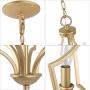 KSANA Gold Chandelier, Small Pendant Light for Kitchen Island, Dining & Living Room