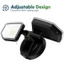 Freelicht 3100LM LED Security Light Outdoor, Switch Controlled Flood Light, 30W 5000K Super Bright Black Exterior Light, 2 Adjustable Heads, Ip65 Waterproof for Yard, Garage, Patio, Porch, Black