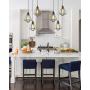 Zeyu 3-Light Cluster Pendant Light, Industrial Chandelier Hanging Light for Kitchen Dining Room, Oil Rubbed Bronze Finish with Metal Cage Shade, ZY04-3 ORB