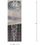 Saint Mossi Modern K9 Crystal Raindrop Chandelier Lighting Flush Mount LED Ceiling Light Fixture Pendant Lamp for Dining Room Bathroom Bedroom Livingroom Double Swirl 8 GU10 Bulbs Required H86 W24
