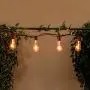 Goothy ST40 10Ft Outdoor Patio String Lights,Set of 10 Glass C9/E17 Intermediate Base Edison Style Bulb String Lights Garden/Backyard Party/Wedding Outdoor String Lights(Plus 1 Extra Bulbs)-White