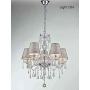Saint Mossi Chrome K9 Crystal Chandelier Lighting LED Ceiling Light Fixture Pendant Lamp for Dining Room Bathroom Bedroom Livingroom 5 E12 LED Bulbs Required Height 26 x Width 24 Saint Mossi Chrome K9 Crystal Chandelier Lighting LED Ceiling Light Fixture Pendant Lamp for Dining Room Bathroom Bedroom Livingroom 5 E12 LED Bulbs Required Height 26 x Width 24
