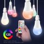 Color Changing LED Light Bulb, 120 Colors, 70 Watt Equivalent, DIY Strobe, Warm White 2700K RGB with Remote Control, LED 10W A19 E26 Screw (Pack of 2)