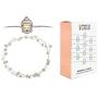 LED Wire Lights, LED String Lights, Battery Operated String Lights with 36 Buddha Head Shaped Warm LEDs for Party, Bedroom, Kitchen, Patio, Deck and more, 12 Feet Long
